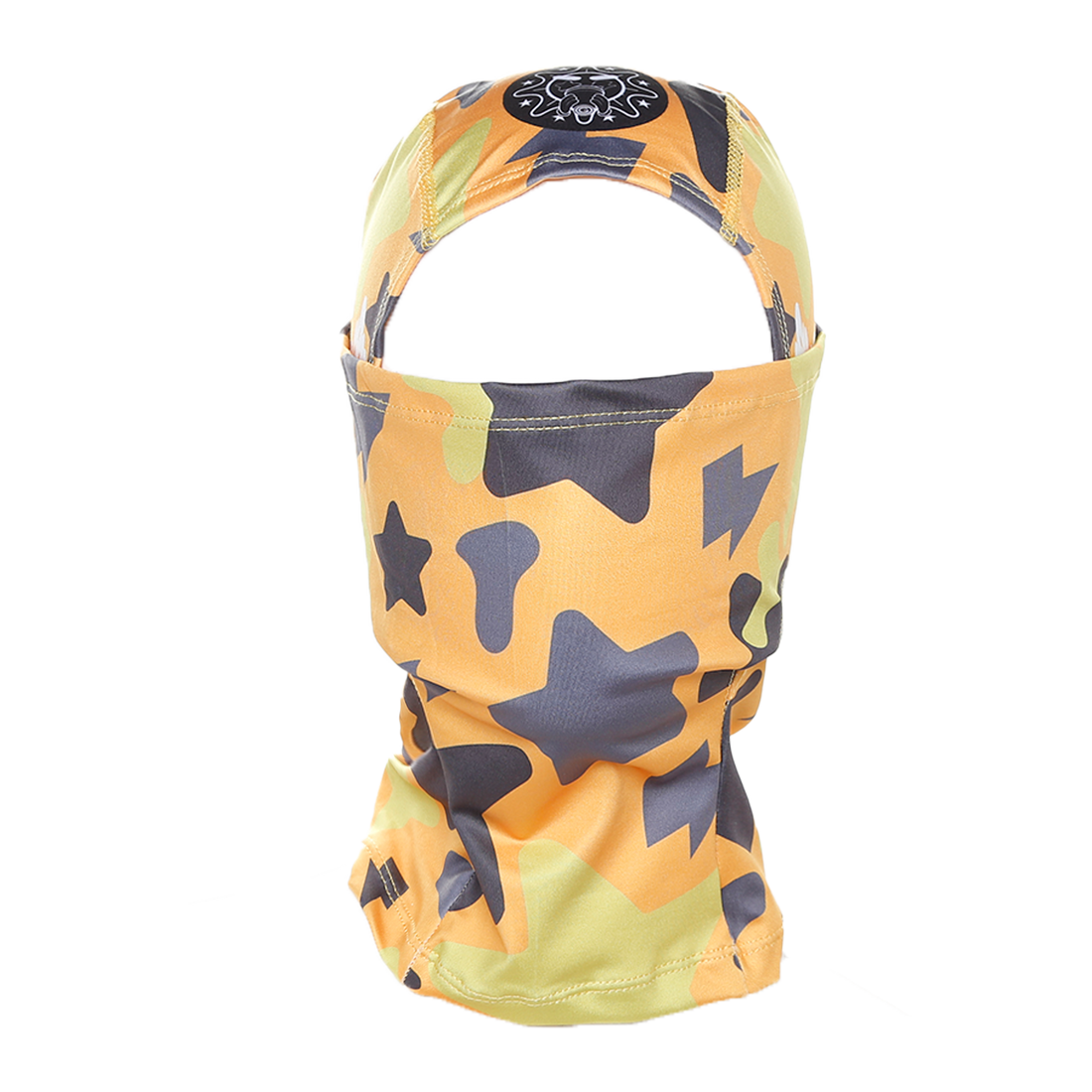 Glo Man Balaclava Ski Mask (Orange Camo)
