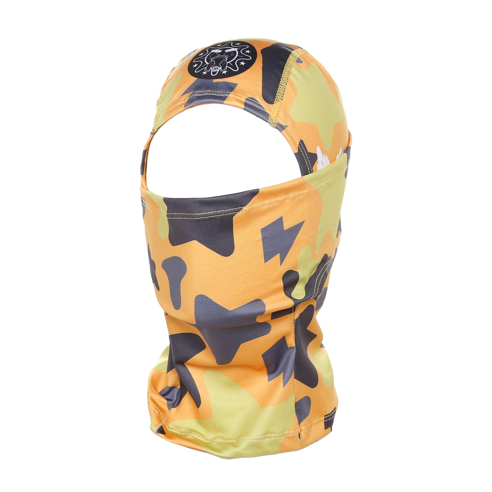 Glo Man Balaclava Ski Mask (Orange Camo)